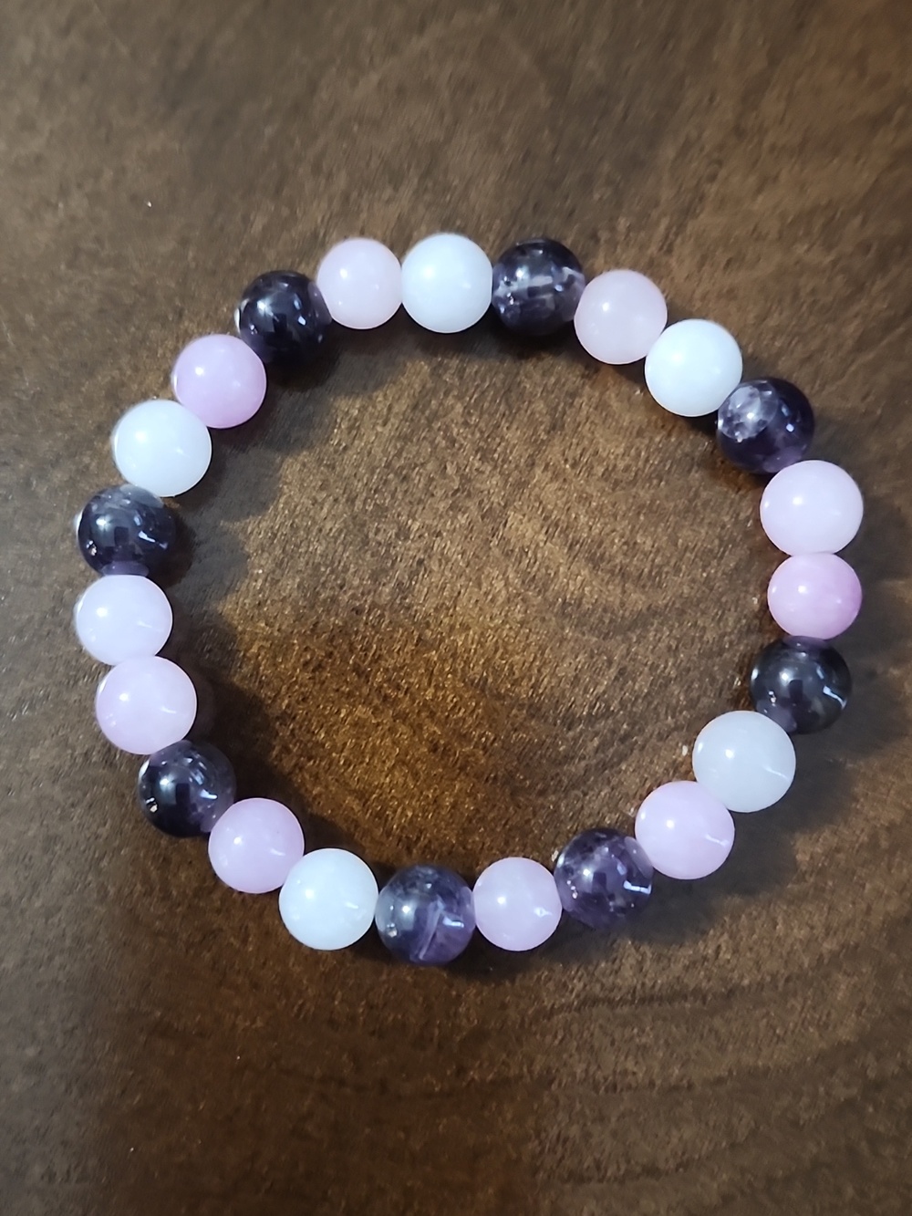 Handmade Natural Morgan stone Beaded Bracelet
